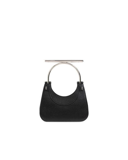 Alexander McQueen Black Mini T-Bar Bag
