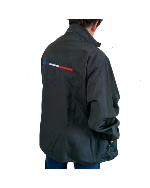 Balenciaga Black Oversized Windbreaker Jacket for men