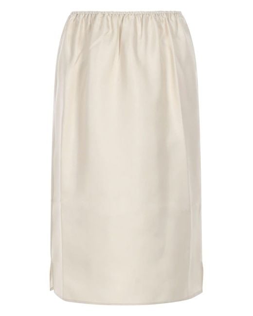 Loulou de Saison White Gonna Midi Vasali