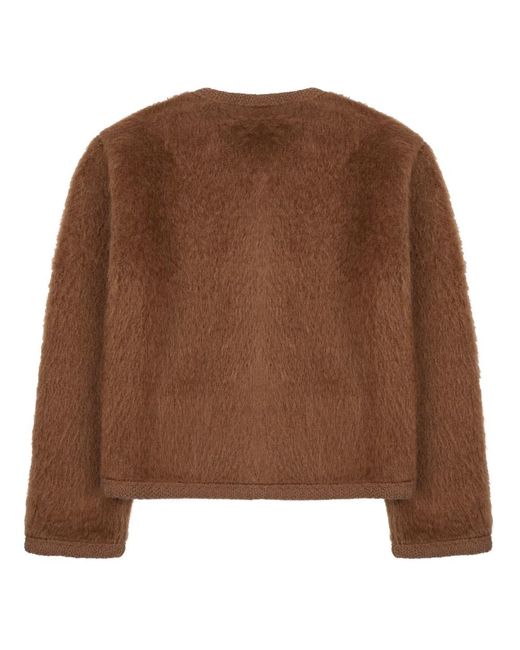 Céline Brown Jacket Chasseur Mohair Wm Wool Polyamide Polyester