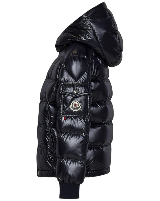 Moncler Black Down Jacket Padded for men