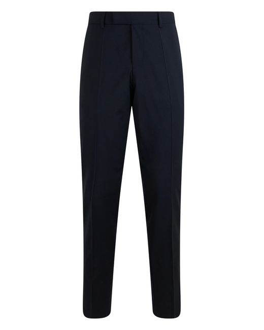 Boss Blue Chinos Virgin Wool for men