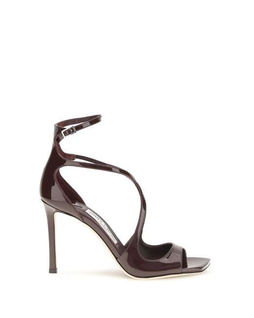 Jimmy Choo White Azia Sandals Calf Leather Bos Taurus