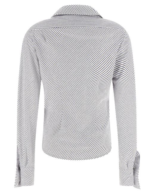Vivienne Westwood Gray Cotton Blouse
