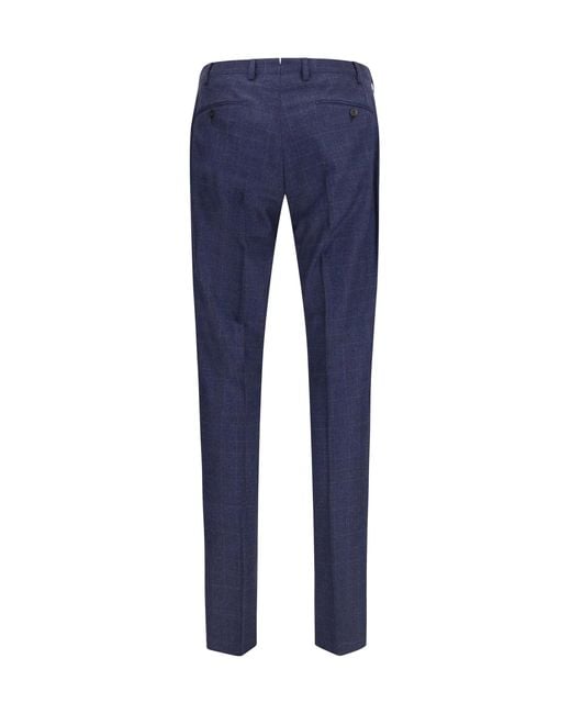 Germano Blue Tailored Pants for men