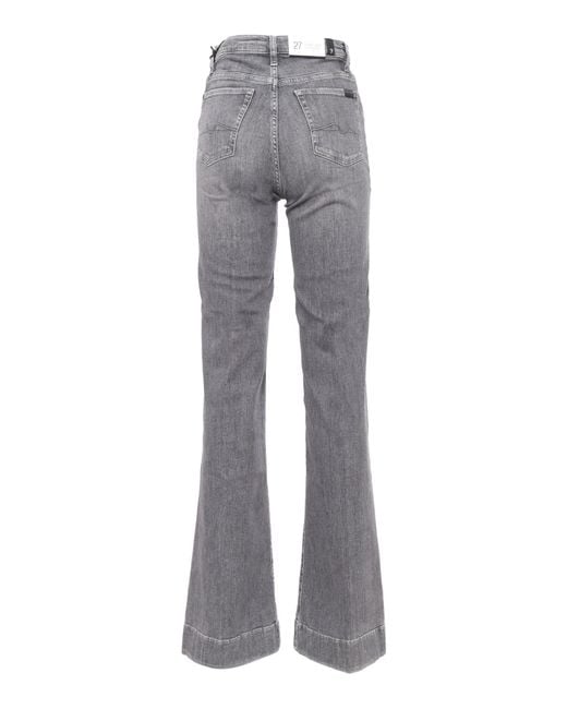 7 For All Mankind Gray Modern Dojo Soho Jean