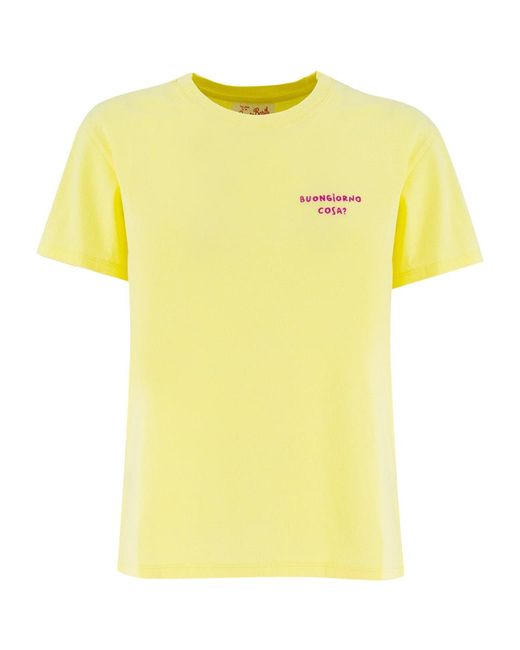Mc2 Saint Barth Yellow T-shirt