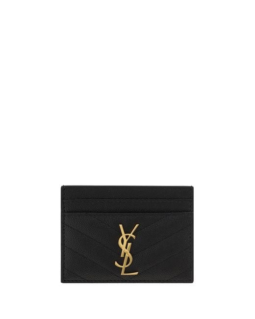 Saint Laurent Black Wallets