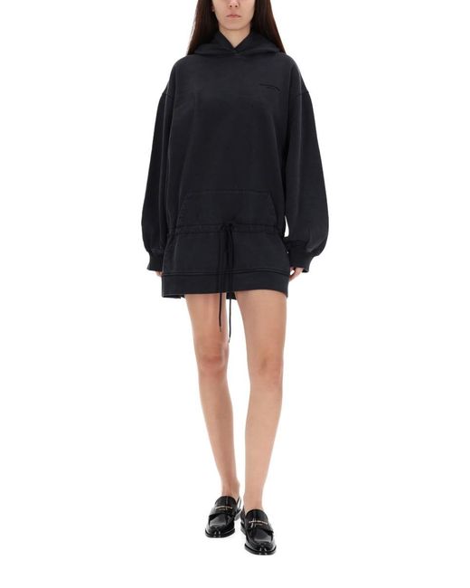 1950s black swing dress Alexander Wang  Draped Mini Dress Mujer 731-006170 01