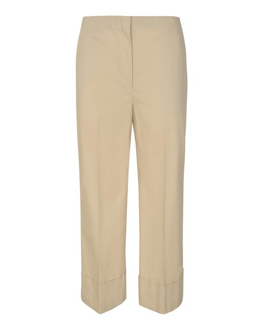 Theory Natural Concealed Straight Trousers