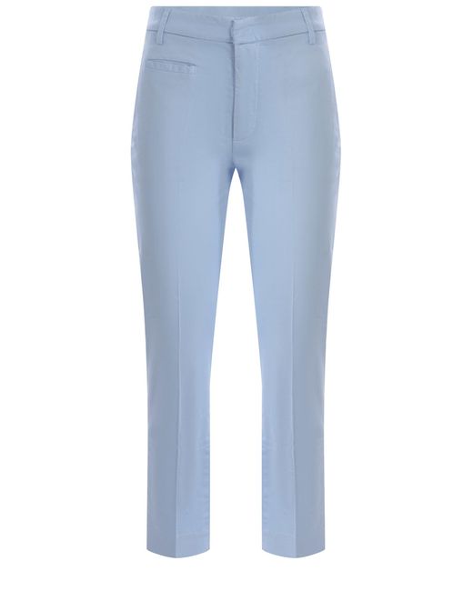 Dondup Blue Trousers Ariel Made Of Cotton