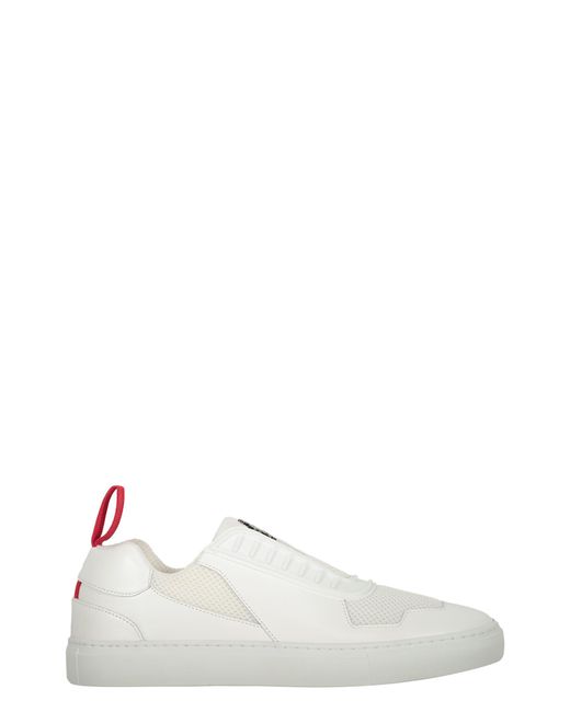 Ferrari White Slip-On Sneakers for men