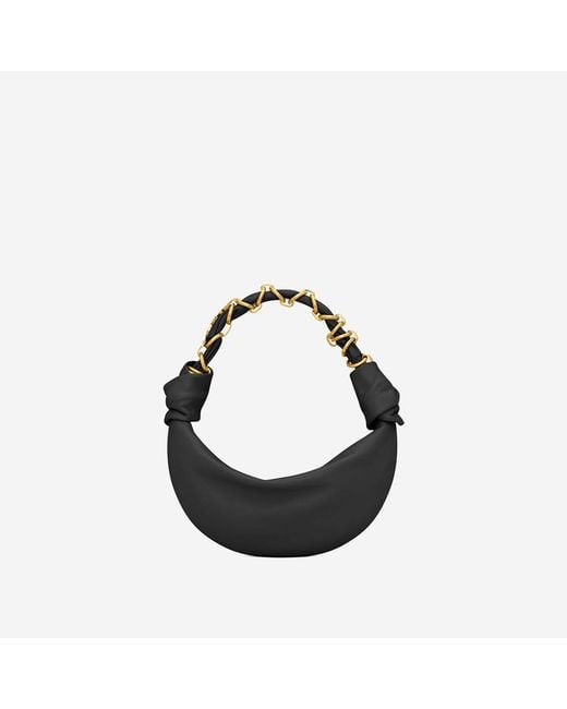 Saint Laurent Black Hobo Bag Amalia Leather Shoulder