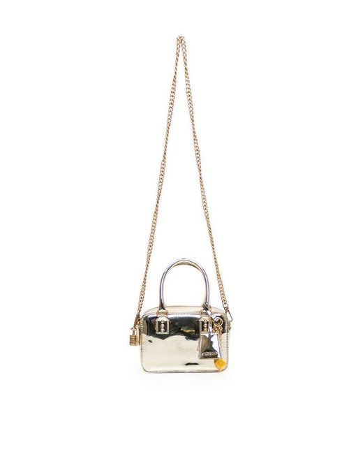 Pinko Metallic Handbag Polyurethane Bags Handbags