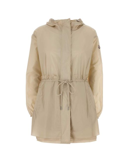 Moncler Natural Sand Nylon Weteau Jacket