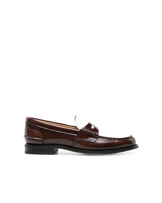 Church's Brown Pembrey Leather Loafers