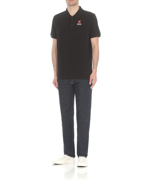 KENZO Black T-Shirts And Polos for men