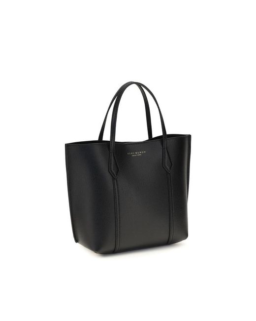 Tory Burch Black Calf Leather Bos Taurus Handbag