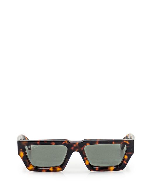 Off-White c/o Virgil Abloh Gray Chester Rectangle Frame Sunglasses