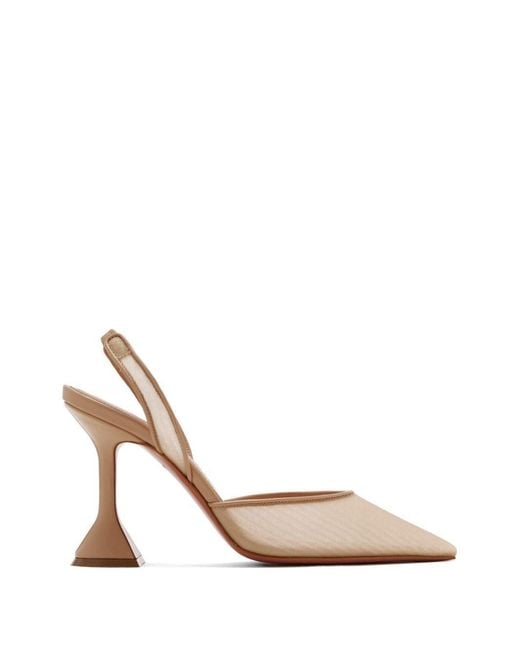 AMINA MUADDI White 95Mm Holli Pumps