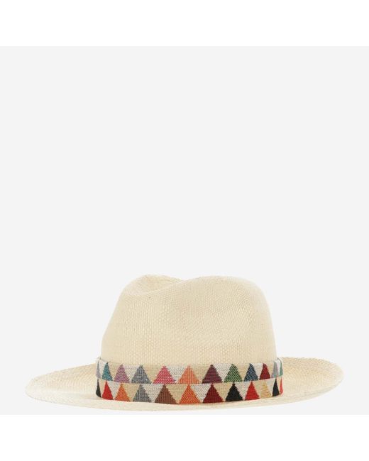 ALEXIA ALVAREZ DE TOLEDO Natural Panama Hat Raffia