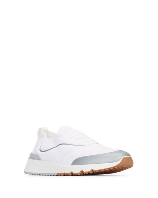Brunello Cucinelli White Pair Of Sneakers for men