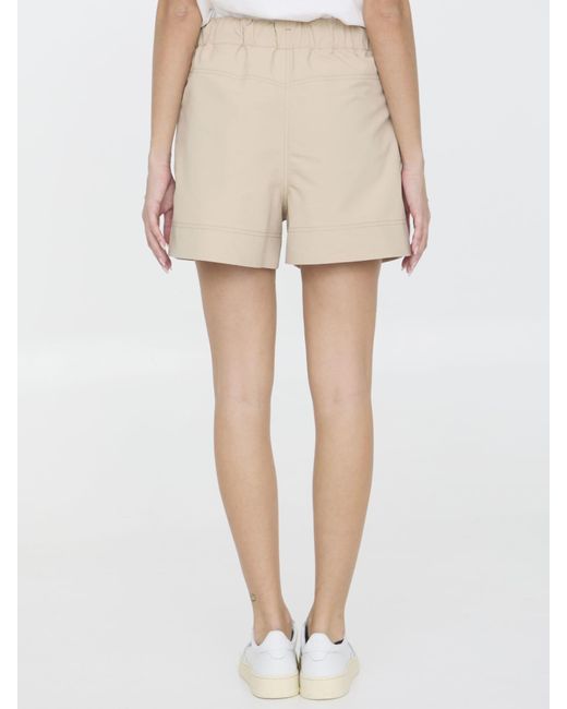 3 MONCLER GRENOBLE Natural Nylon Shorts