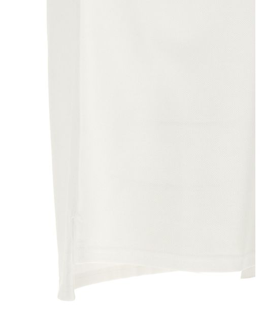 Givenchy White Pocket Embroidery Polo Shirt for men