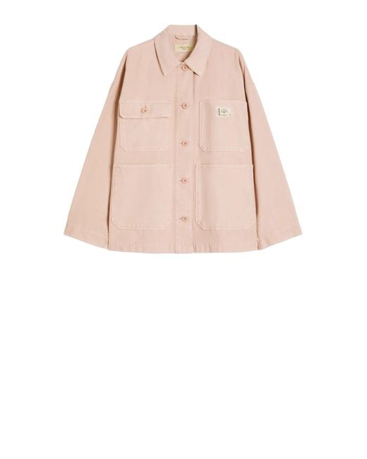 Weekend by Maxmara Pink Jackets Cotone