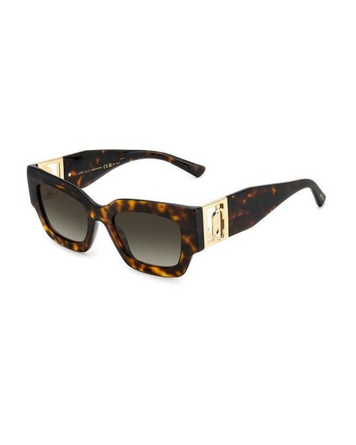 Jimmy Choo Black Nena-S 086-Ha Acetate Occhiali Sole