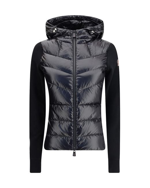 Moncler Black Jacket With Sleeves