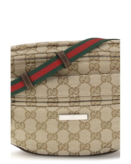 Gucci Natural Small Tag Shoulder Bag for men
