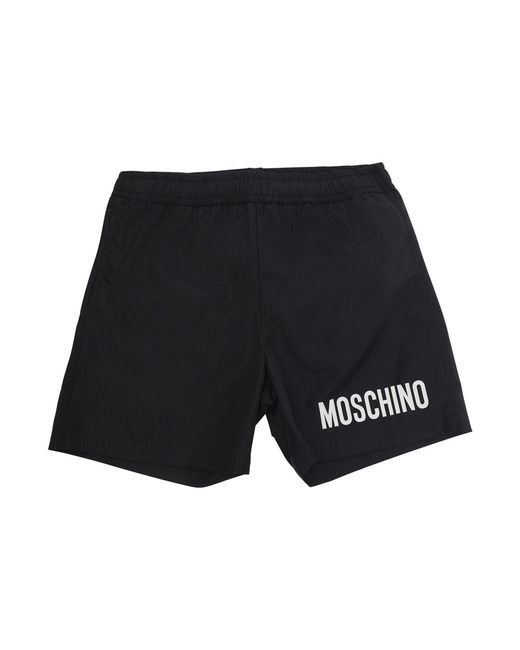 Moschino Black Swim Shorts Fabric Polyester & Trunks for men