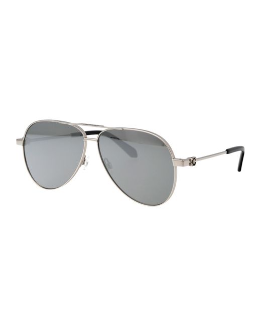 Off-White c/o Virgil Abloh Gray Sunglasses