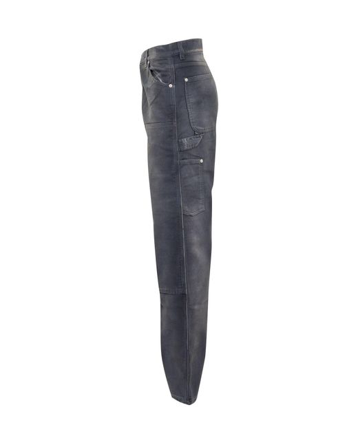 Heron Preston Blue Carpenter Straight-leg Jeans for men
