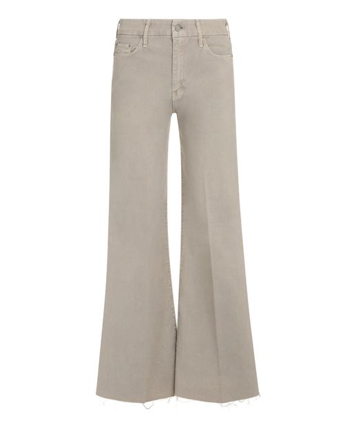 Mother Gray The Roller Fray Cotton Jeans