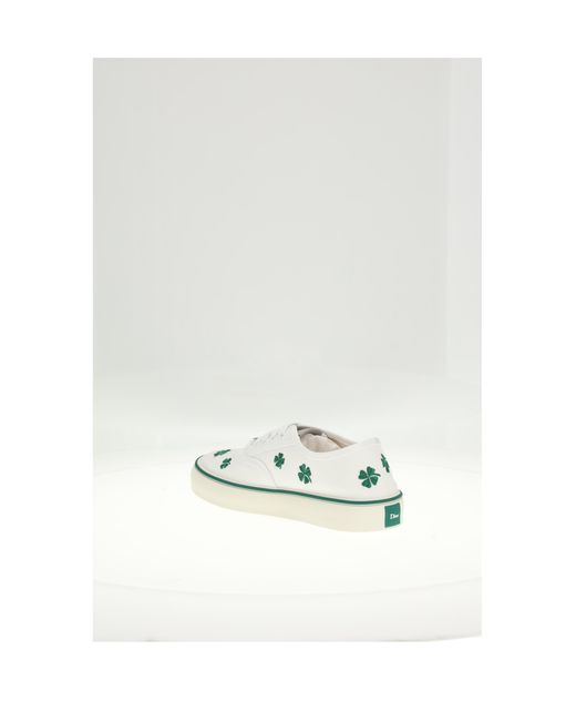 Dior White Sneakers Cotton- Upper: Trainers