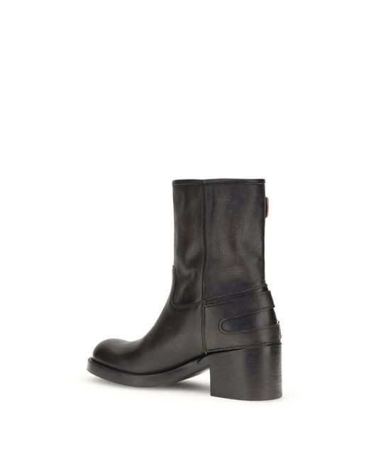 Chloé Black Dakota Ankle Boots