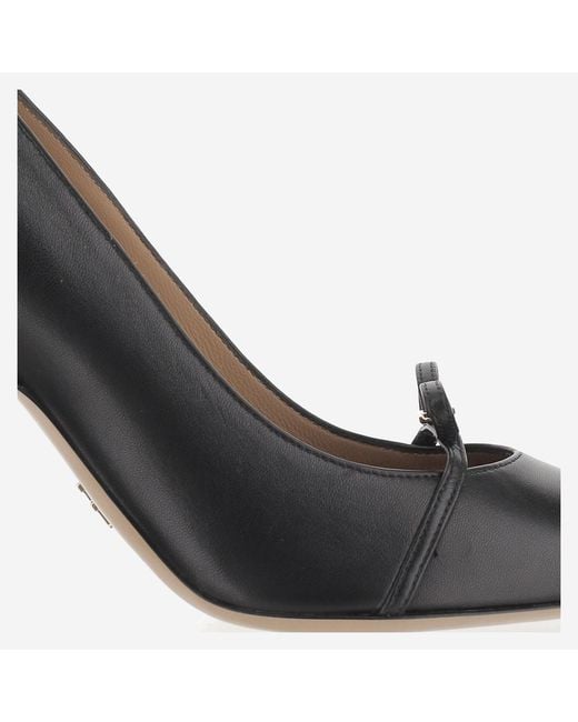 Ferragamo Black Leather Pumps