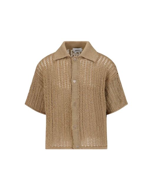 Bonsai Natural Crochet Shirt for men