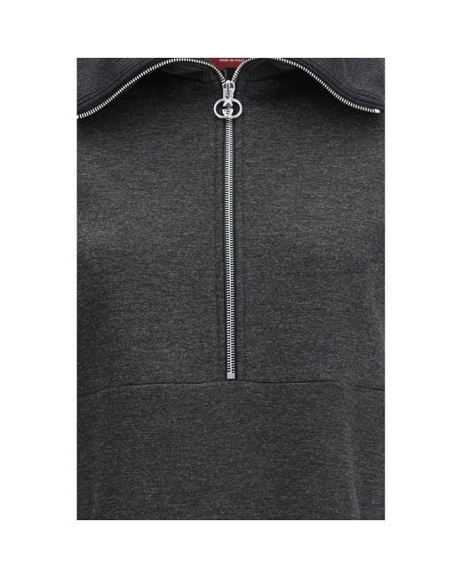 Gucci Black Gray Cotton Casual Dress