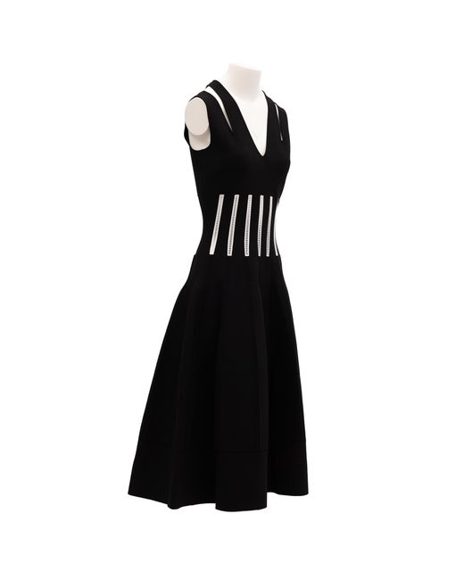 McQueen Black Viscose Dress