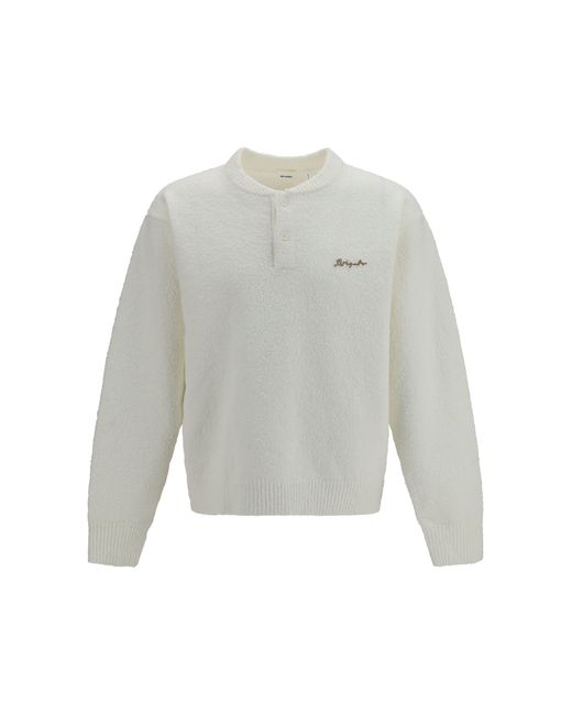 Axel Arigato White Tag Crewneck Sweater Cotton; Polyamide; Polyester for men