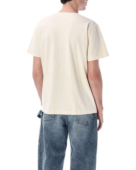 J.W. Anderson Blue Jw Anderson Logo T-Shirt for men