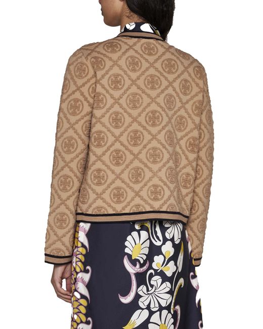Tory Burch Natural Sweaters