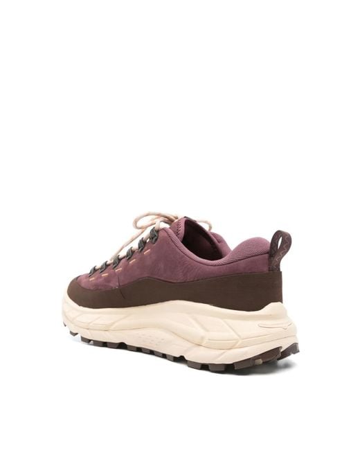 Hoka One One Pink Tor Summit Vibram Sneakers Shoes for men