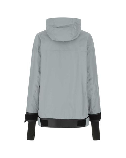 Prada Gray Grey Gore-tex® Padded Jacket
