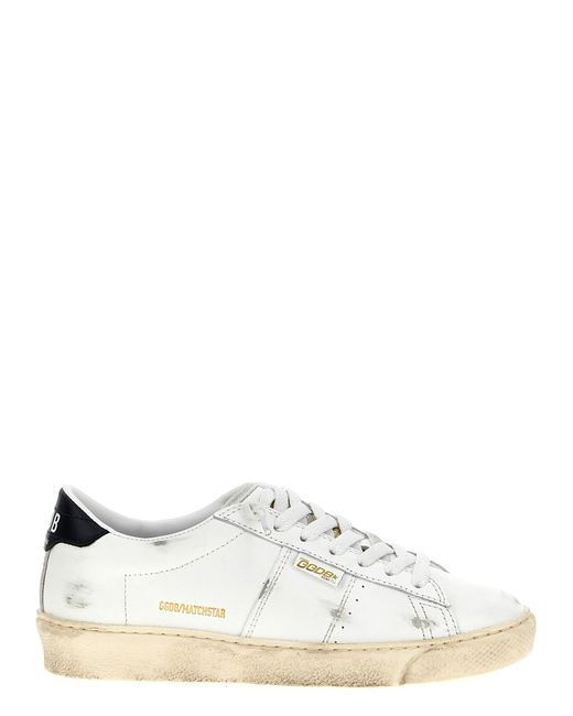Golden Goose Deluxe Brand White 'Matchstar' Sneakers