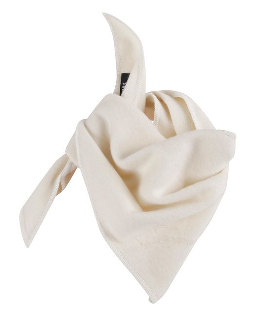 Jacquemus White Accessories Cashmere