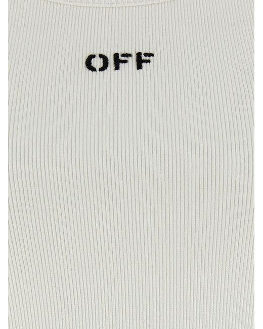 Off-White c/o Virgil Abloh White 'off Stamp' Top